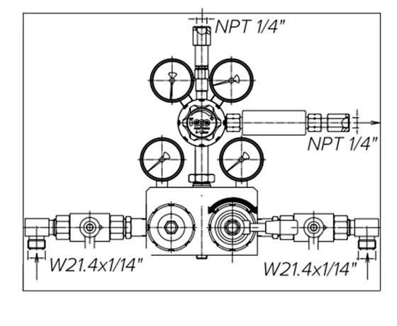 Панель для ацетилена BMD 202
