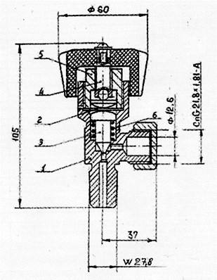 Вентиль ВС-16М